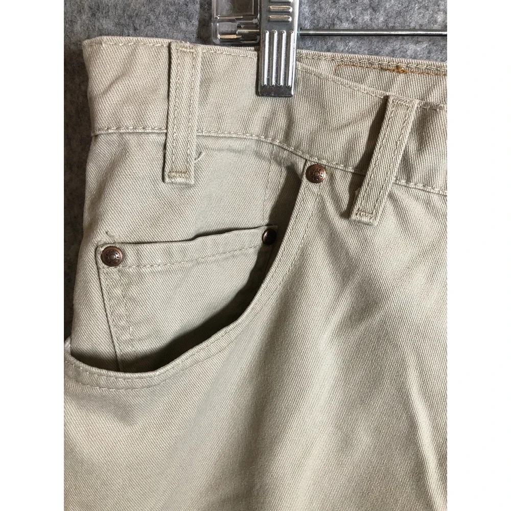 Vintage Levis Jeans Men 36x30 Tan Loose Fit 545 90s Y2K Made in USA